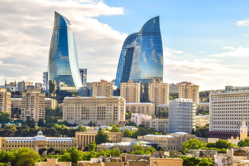 Baku-Ogniste-Wieze-Azerbejdzan